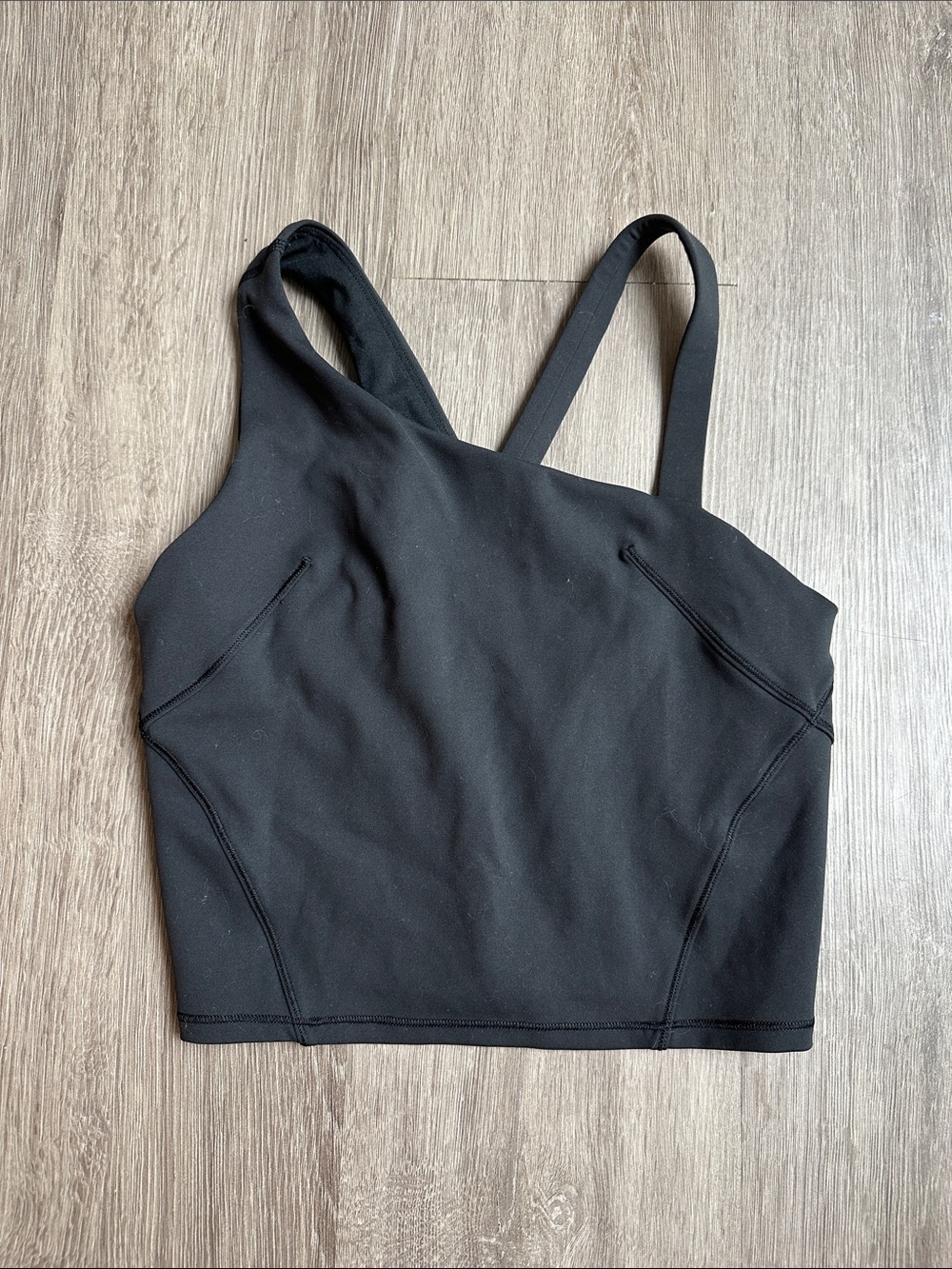 Lululemon Everlux Asymmetrical Tennis Tank Black 4